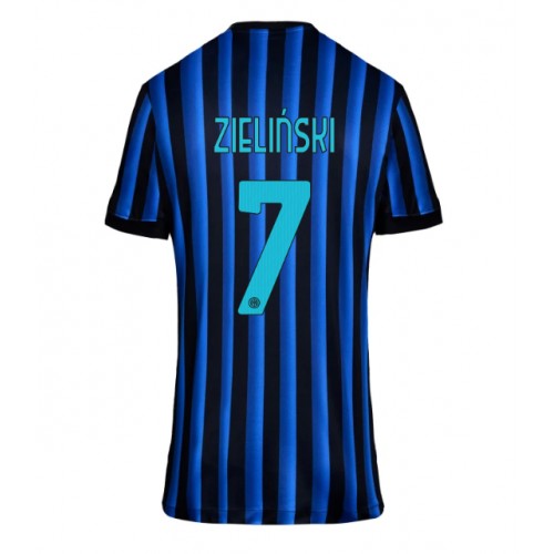 Koszulka piłkarska Inter Milan Piotr Zielinski #7 Strój Domowy dla kobiety 2025-26 tanio Krótki Rękaw Koszulka piłkarska Inter Milan Piotr Zielinski #7 Strój Domowy dla kobiety 2025-26 tanio Krótki Rękaw